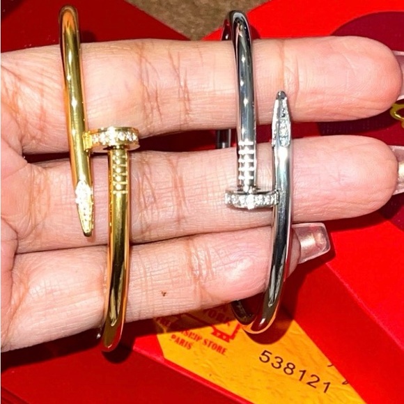 Nail Bracelet, Unisex gift, Christmas gift, Friendship Bracelet, BOX Included - Picture 1 of 6